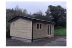 Ballinasloe Log Cabin 5.8m x 5m FULLY BUILT - 1 Bed